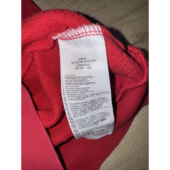 Levi's Kids Youth Medium 10/12 Pullover Hoodie Red Logo Sweatshirt Camouflage - Picture 6 of 8